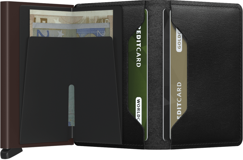 Secrid Slim Wallet Original Black/Brown