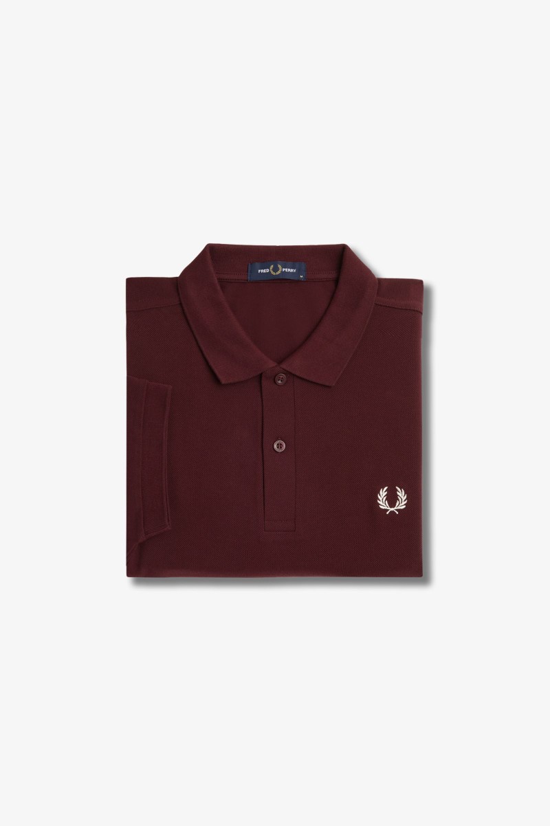 Fred Perry M6000 Plain Polo Oxblood/Ecru