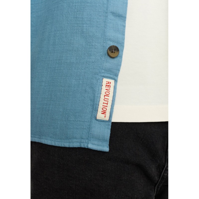Revolution 3997 Loose Shirt Blue