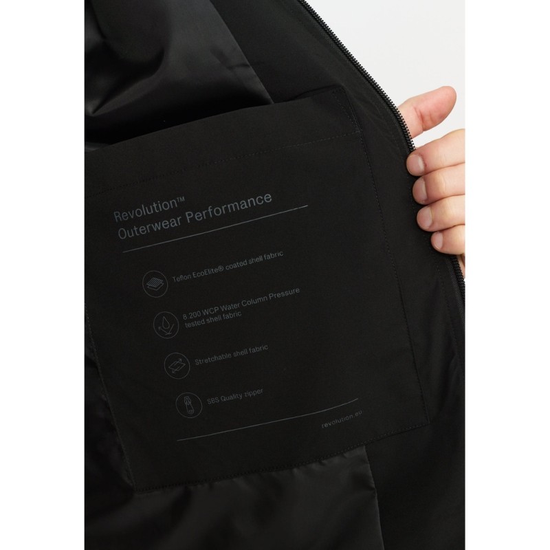 Revolution 7881 Hooded Jacket Black