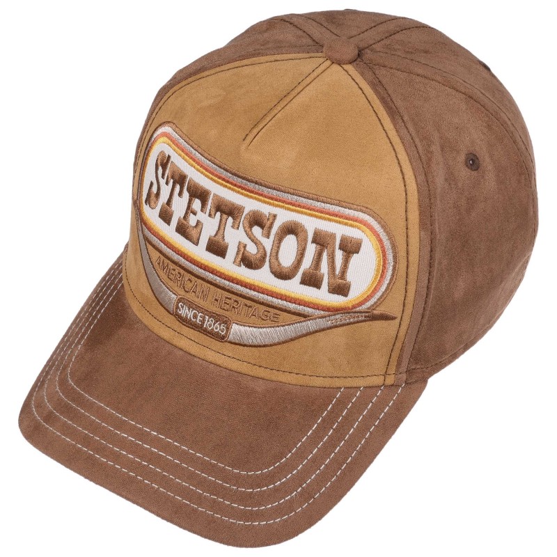 Stetson Buffalo Horn Trucker Cap Brown