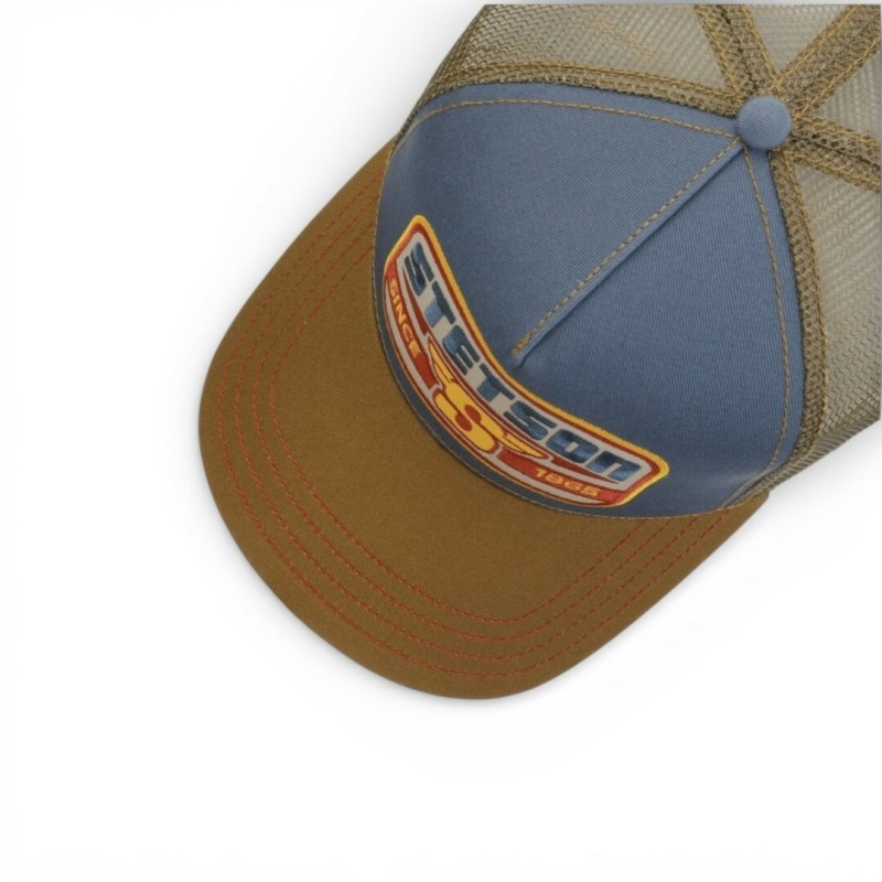 Stetson S Wing Trucker Cap Brown/Blue