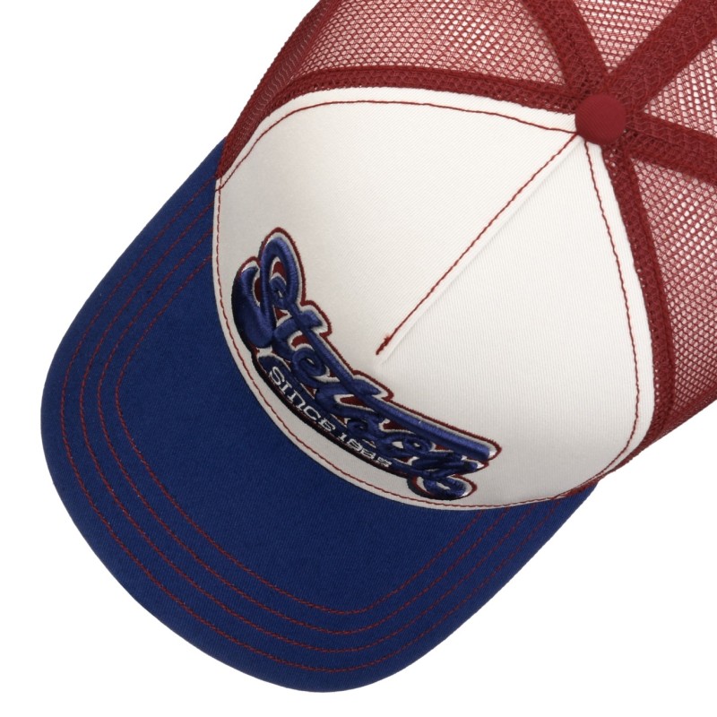 Stetson Lettering Trucker Cap Blue/Wine