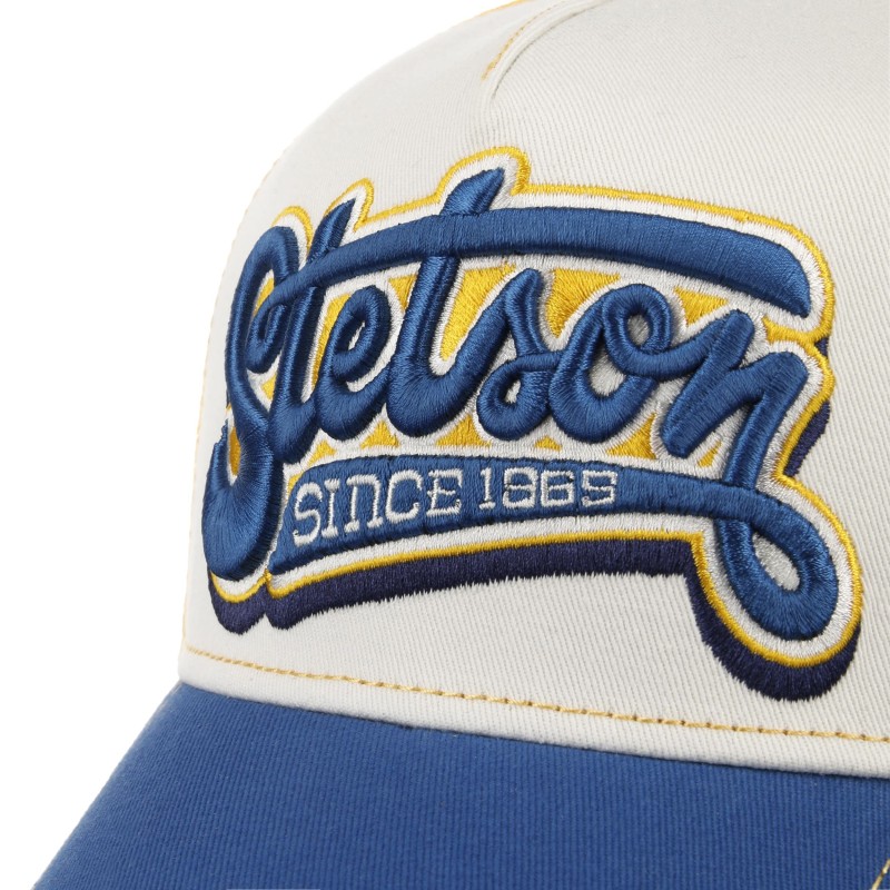 Stetson Lettering Trucker Cap Blue/White