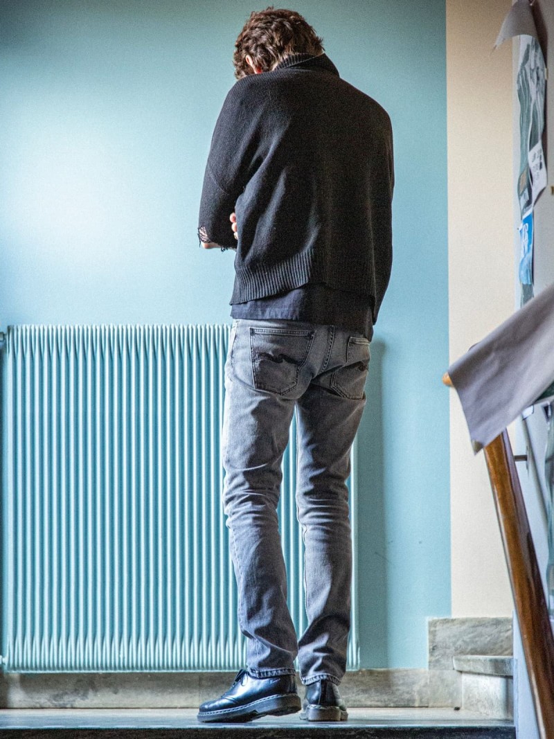 Nudie Jeans Grim Tim Jeans Cloud Grey