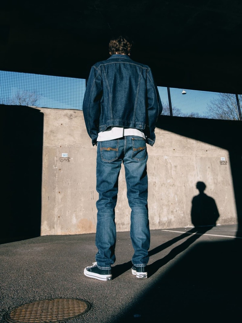 Nudie Jeans Lean Dean Jeans Troubled Sea