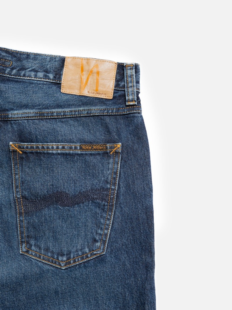 Nudie Jeans Gritty Jackson Blue Soil