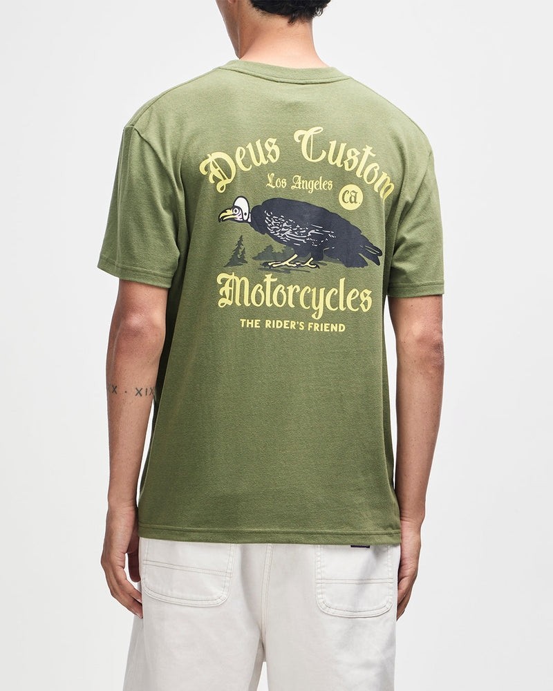 Deus Ex Machina Beep-Beep Tee Pine Green