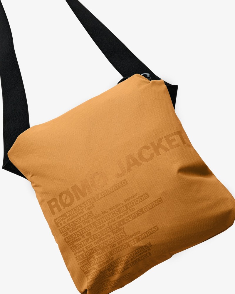 H2O Romo LW Packable Rain Jacket Apricot