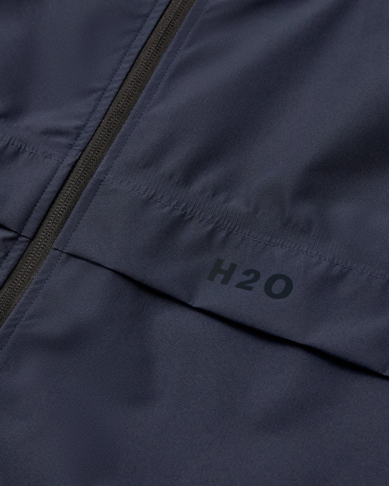H2O Romo LW Packable Rain Jacket Navy