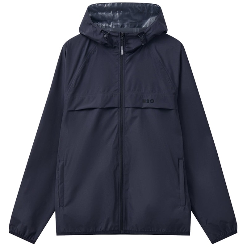 H2O Romo LW Packable Rain Jacket Navy
