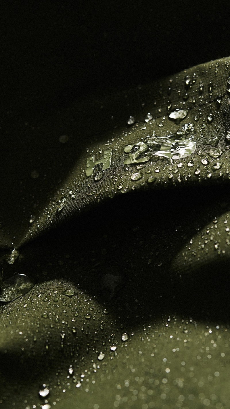 H2O Romo LW Packable Rain Jacket Army