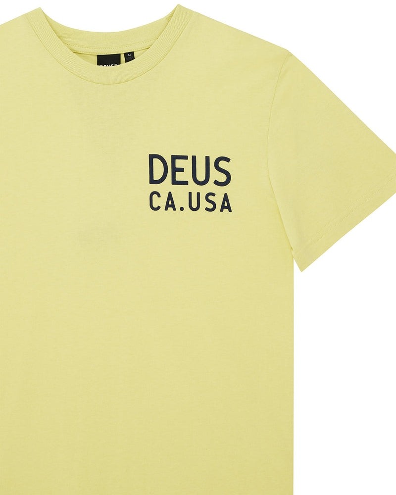 Deus Ex Machina Camber Tee Canary Yellow