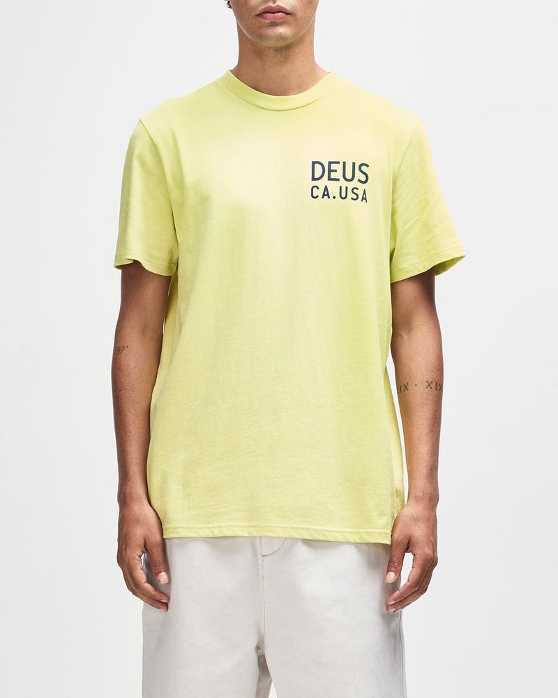 Deus Ex Machina Camber Tee Canary Yellow