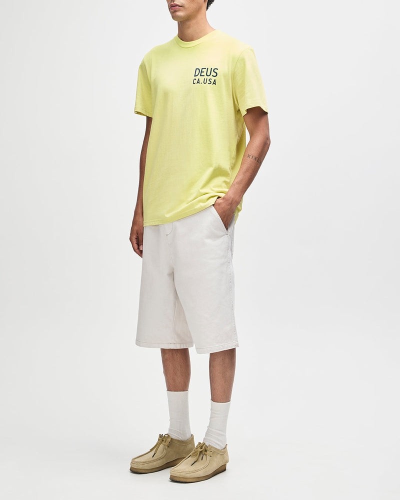 Deus Ex Machina Camber Tee Canary Yellow