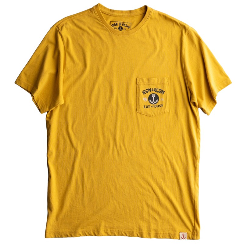 Iron & Resin Eat My Dust Pocket Tee Gold