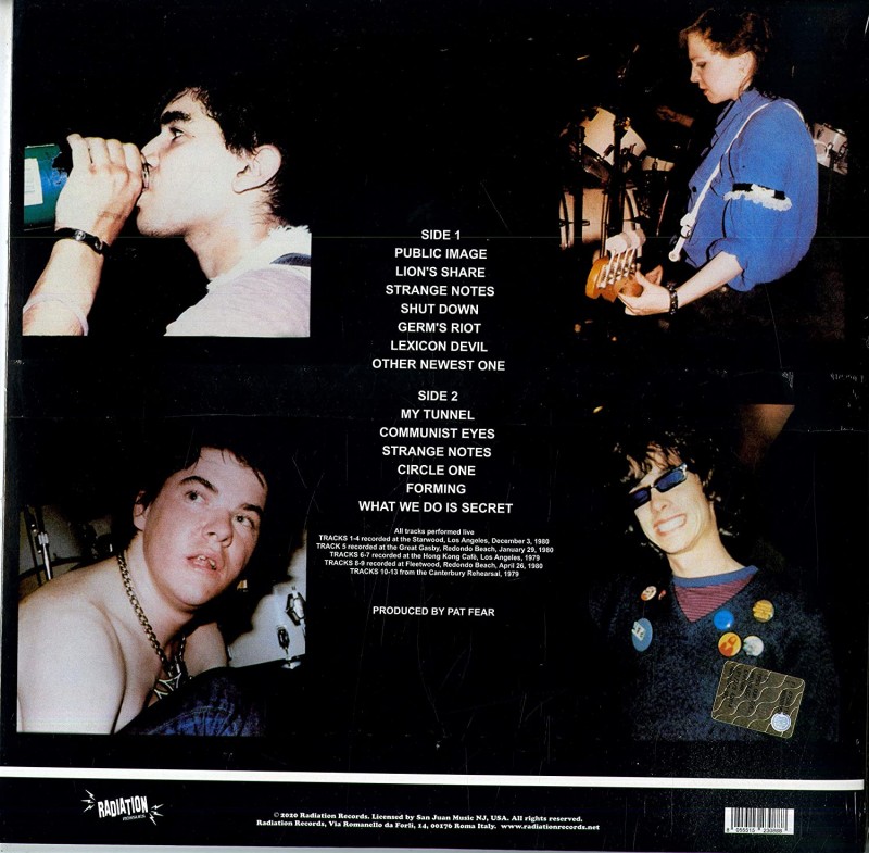 Germs "Cat's Clause" Vinilo