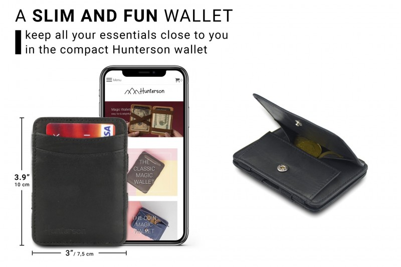Hunterson Magic Coin RFID Leather...