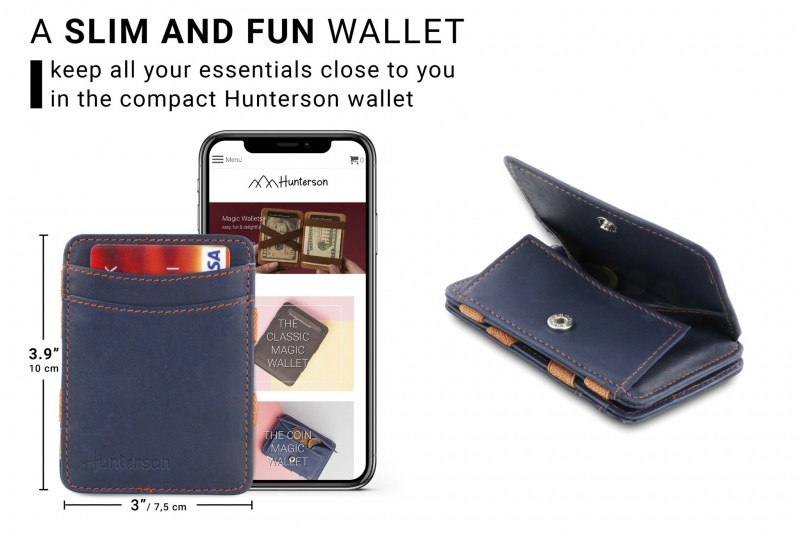 Hunterson Magic Coin RFID Leather...