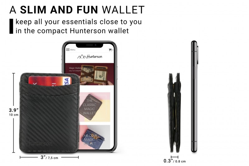 Hunterson Magic RFID Leather Wallet...