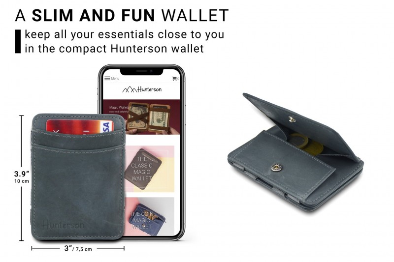Hunterson Magic Coin RFID Leather...