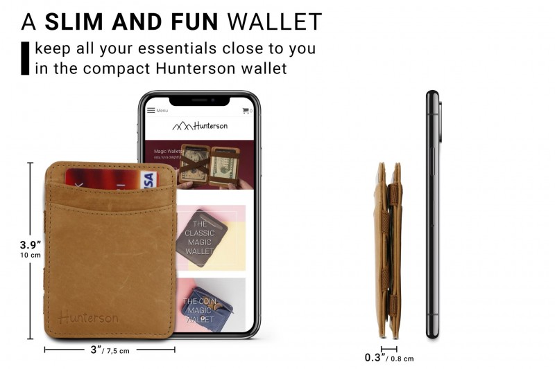 Hunterson Magic RFID Leather Wallet...