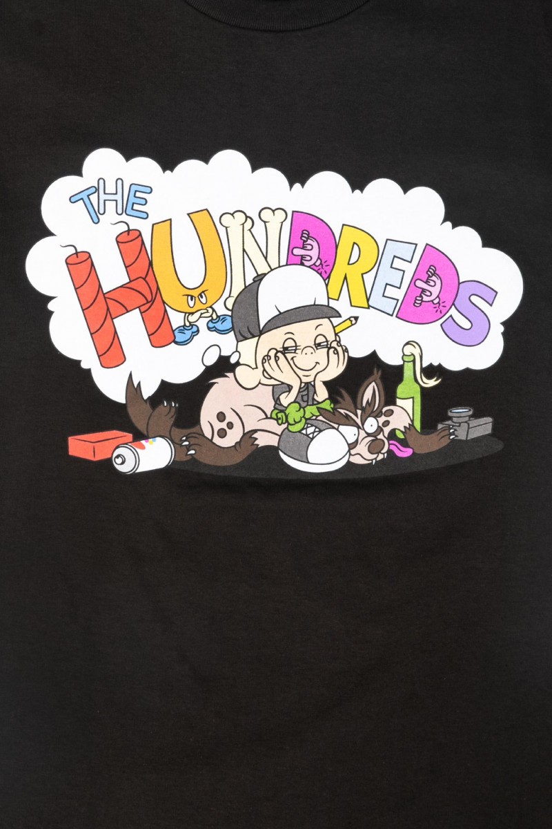 The Hundreds Plotting Tee Black
