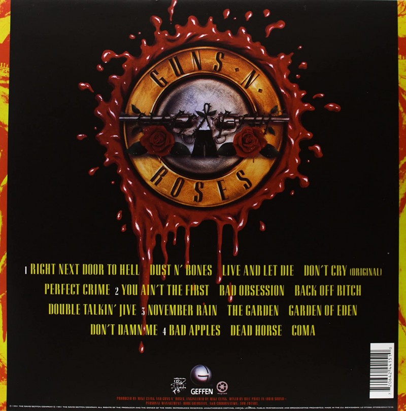 Guns N' Roses Use Your Illusion I Vinilo 2 LP