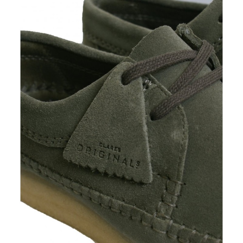 Clarks Originals Weaver Men Olive Suede
