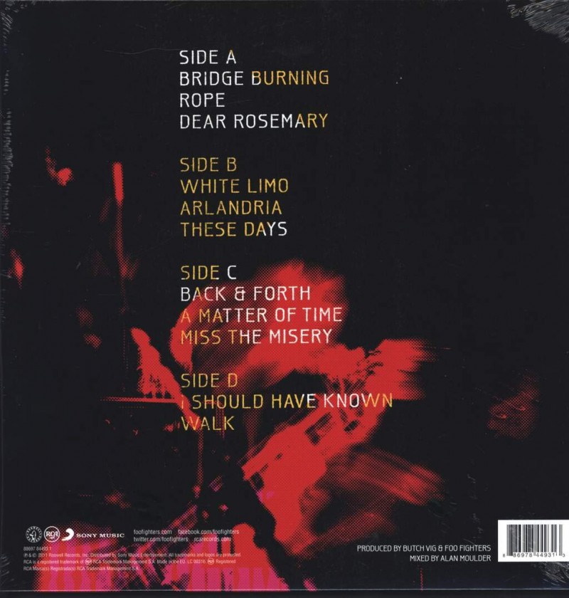 Foo Fighters "Wasting Light" Vinilo 2 LP