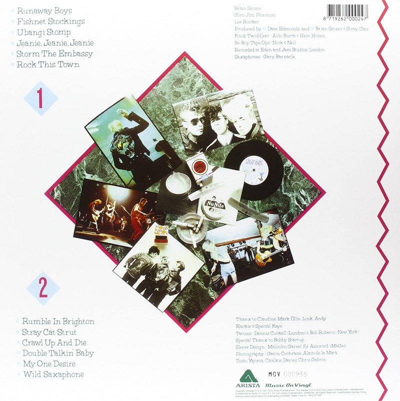 Stray Cats "Stray Cats" Vinilo