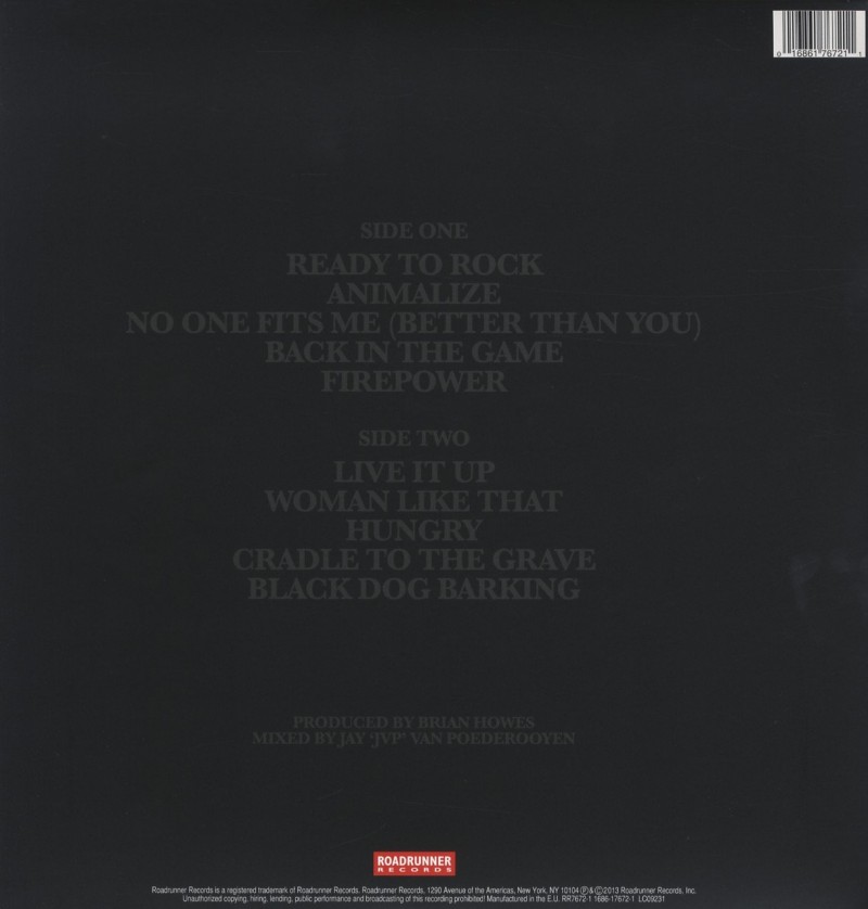 Airbourne "Black Dog Barking" Vinilo