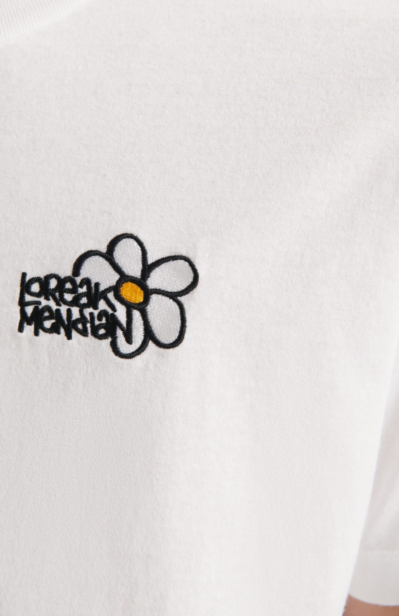 Loreak Mendian Marga Tee White
