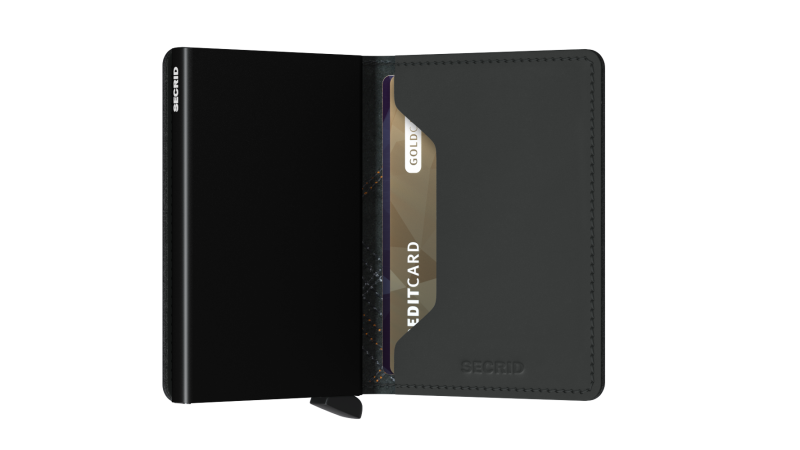 Secrid Slim Wallet Stitch Linea Orange