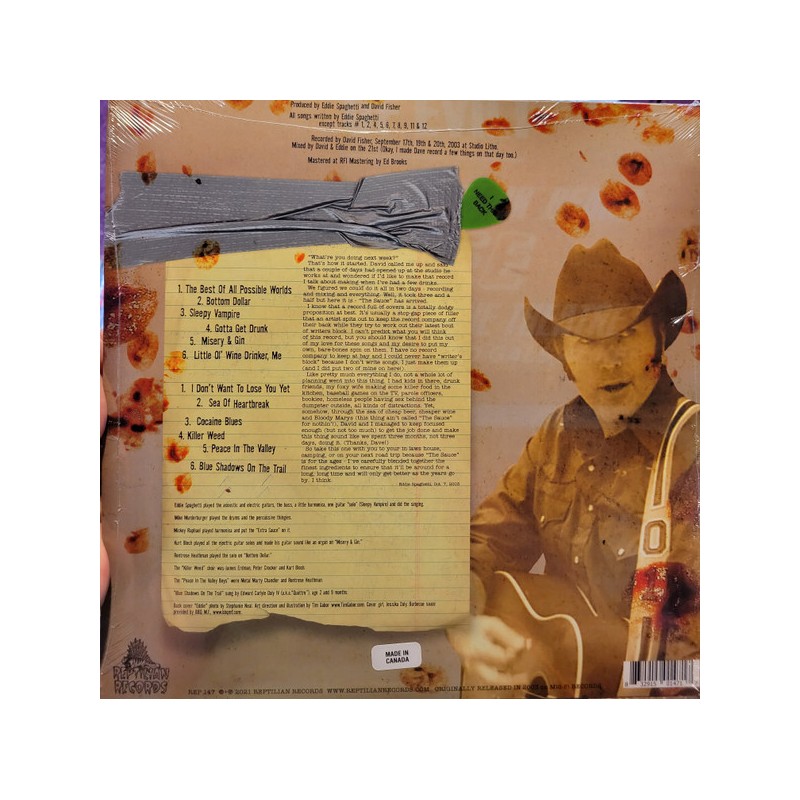 Eddie Spaghetti "Extra Sauce" Vinilo